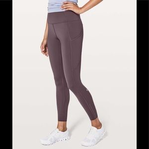 Lululemon Fast and Free 7/8 tight, Nulux 25”